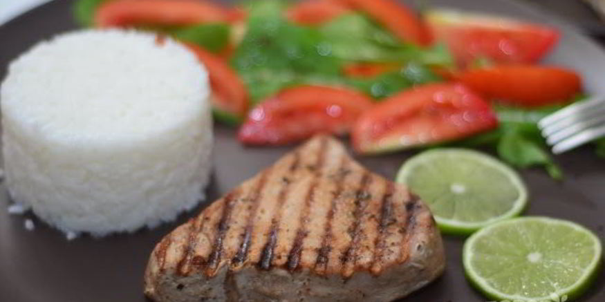 Рецепт стейка тунца на гриле