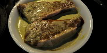 стейк в лаймовом маринаде