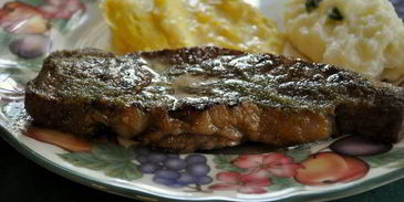 стейк в лаймовом маринаде