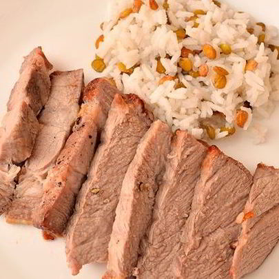 Стейк в винном соусе