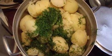 стейки на решетке и картошка-трясучка