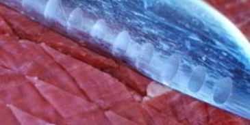 стейки в зеленом маринаде