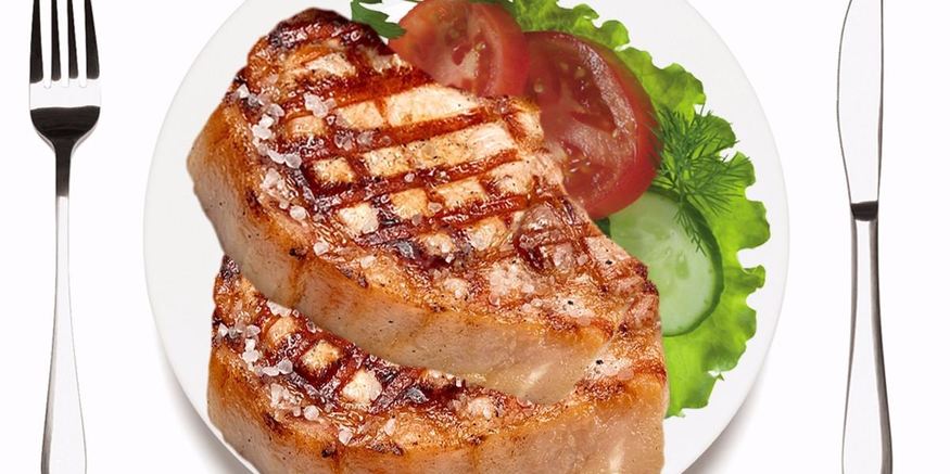 Рецепт свиного стейка с пряными травами