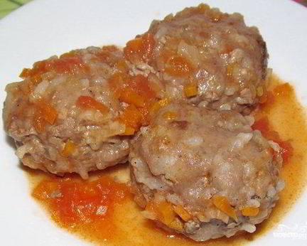 Детские тефтели с подливкой