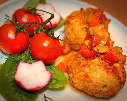 Диетические тефтели из индейки с тыквой