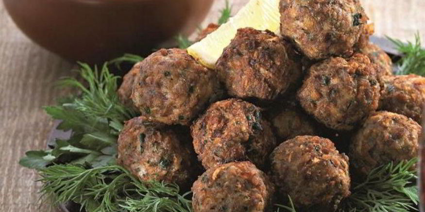 Рецепт греческих тефтелей с кабачками