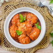 Рецепт Кабачковых тефтелей в томатном соусе