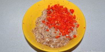 куриные тефтели со сладким перцем