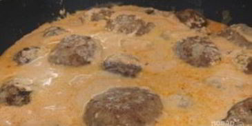 очень нежные тефтели в томатно-сметанном соусе