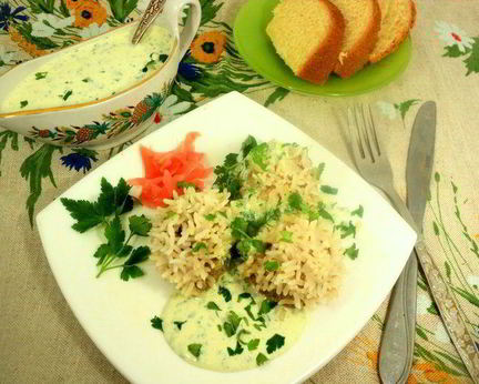 Паровые тефтели Хризантемы