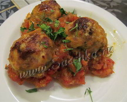 Рыбные тефтели в красном соусе