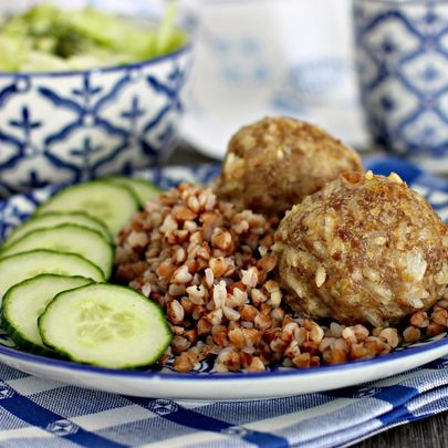 Тефтели без подливки в духовке