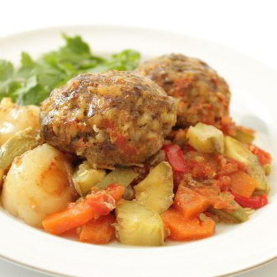 Тефтели с булгуром и кабачком