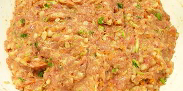 тефтели с булгуром и кабачком