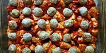 тефтели с картошкой в духовке