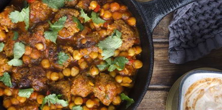 Рецепт тефтелей в томатном соусе с нутом