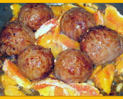 Тефтельки в свиной жировой сетке