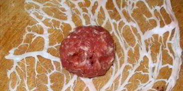 тефтельки в свиной жировой сетке