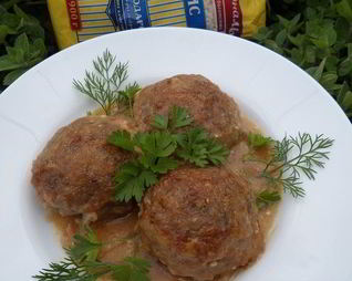 Запеченные рисово-рыбные тефтели