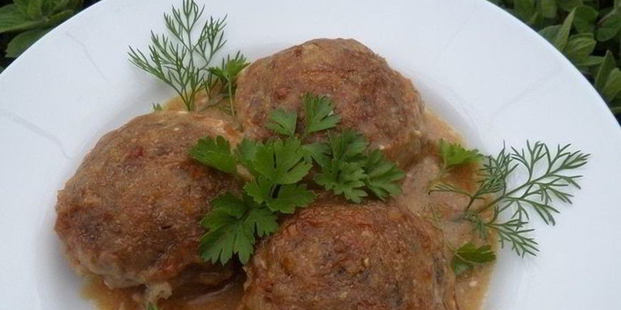 Рецепт запеченных рисово-рыбные тефтели