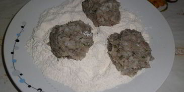 запеченные рисово-рыбные тефтели