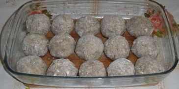 запеченные рисово-рыбные тефтели