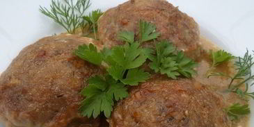 запеченные рисово-рыбные тефтели