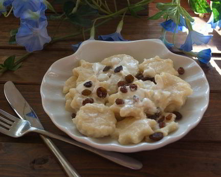 Ленивые вареники для ребенка