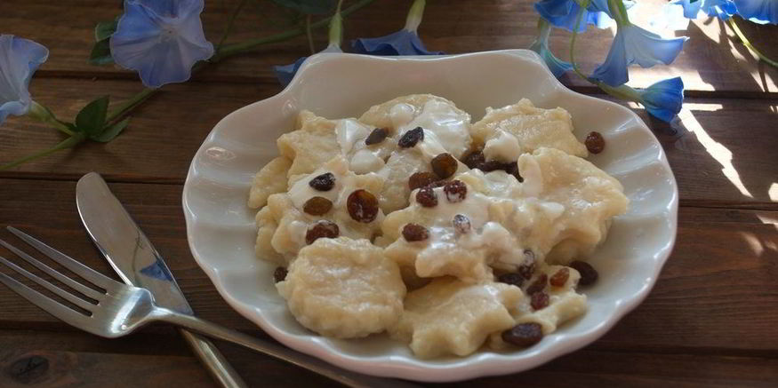 Рецепт ленивых вареников для ребенка