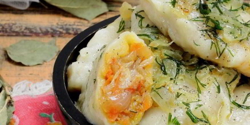 Рецепт постных вареников с капустой