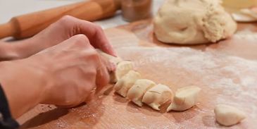 тесто для вареников с вишней заварное