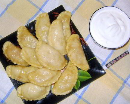 Вареники на кефире