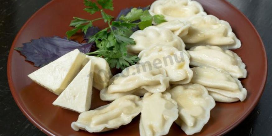 Рецепт вареников с адыгейским сыром