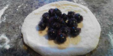 вареники с черникой