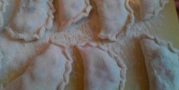 вареники с черникой