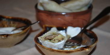 вареники с капустой и маслятами