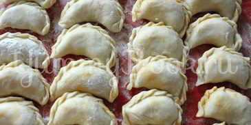 вареники с капустой