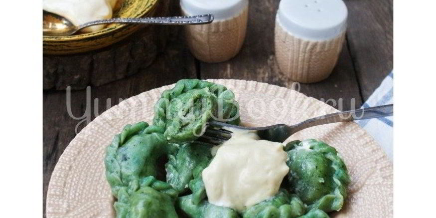 Рецепт вареников с картофелем и шпинатом