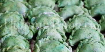 вареники с картофелем и шпинатом