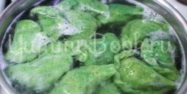 вареники с картофелем и шпинатом