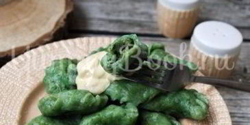 вареники с картофелем и шпинатом
