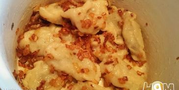 вареники с картошкой и грибами