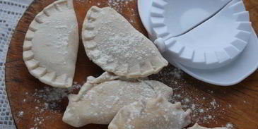 вареники с картошкой и жаренным луком