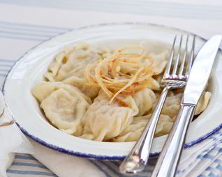 Вареники с картошкой по-одесски