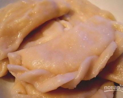 Вареники с картошкой постные