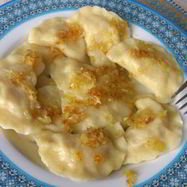 Рецепт Вареников с квашеной капустой и картошкой