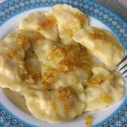 Вареники с квашеной капустой и картошкой