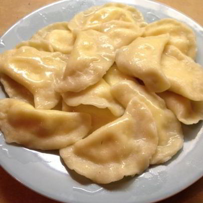 Вареники с начинкой из творога