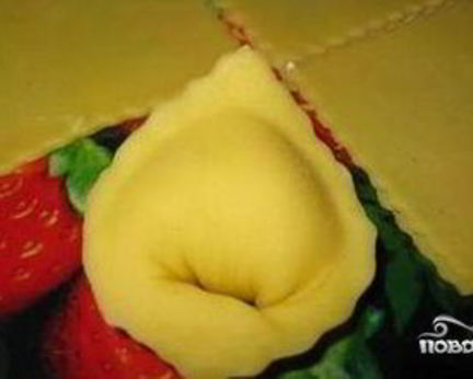 Вареники с салом и сырой картошкой