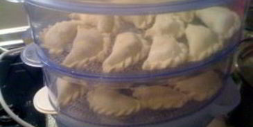 вареники с творогом и изюмом